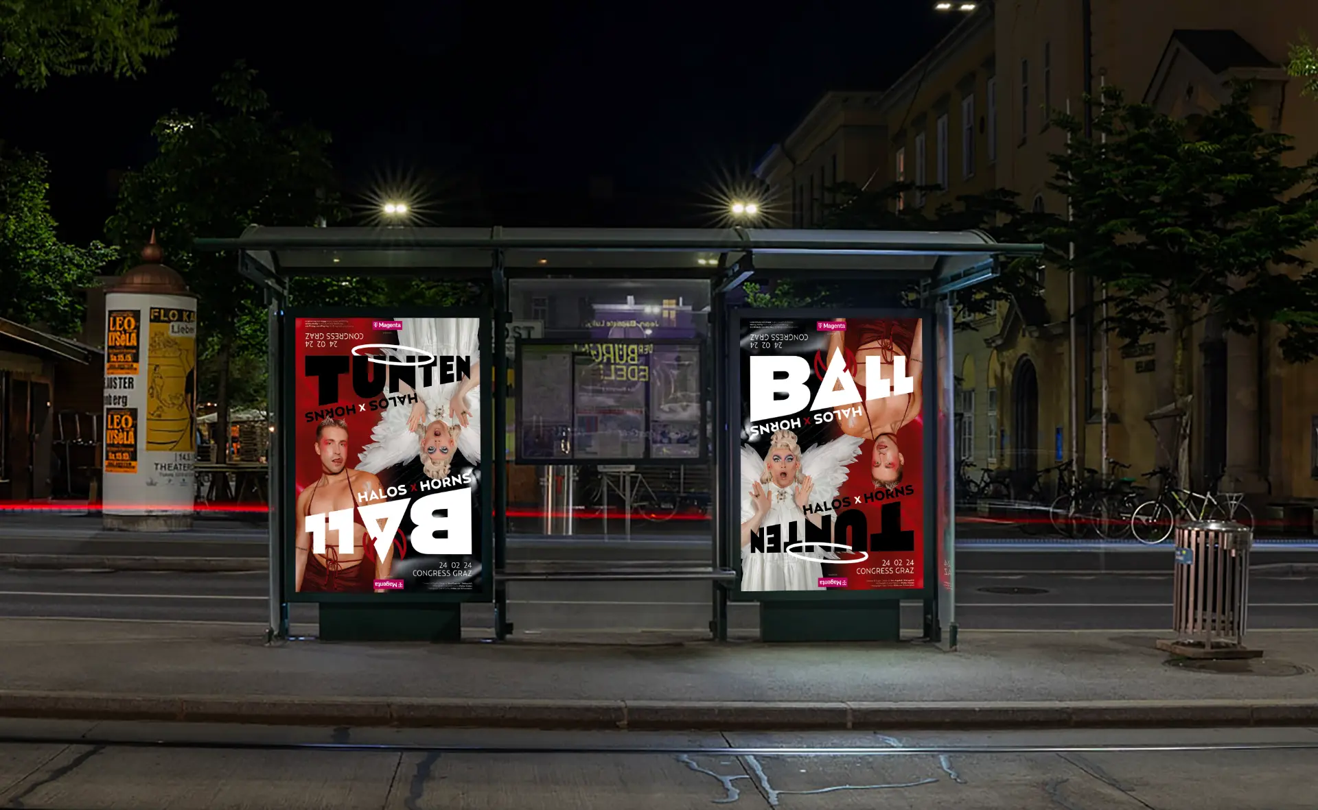 bushaltestelle-station-poster-angel-devil